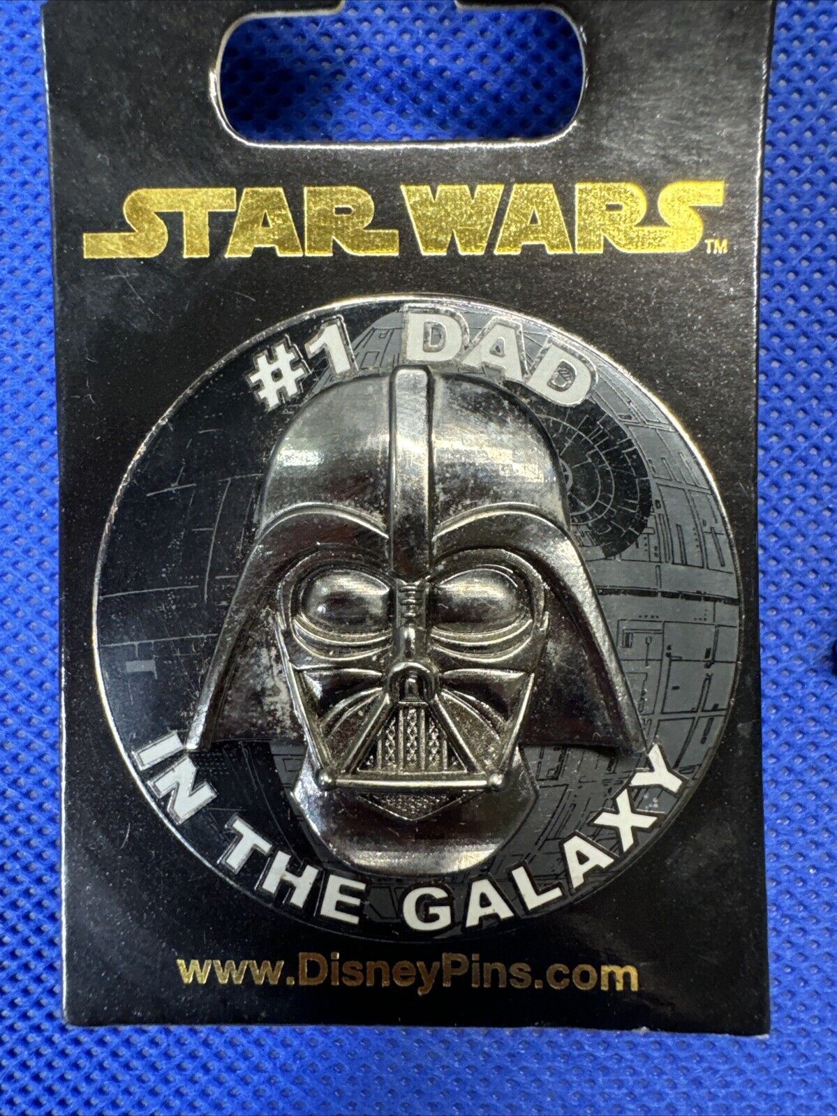 Star Wars Disney Darth Vader #1 Dad In the Galaxy Pin And Pendant