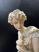 Rudolstadt Germany Porcelain Figurine Sculpture 18”