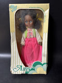 BEAUTIFUL VINTAGE Doll Amy 9.5”, Made In Hong Kong