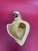 Vintage 1920s NELSON McCOY Cream/Yellow Pelican Ceramic Planter 5.25” T x 7.5” L