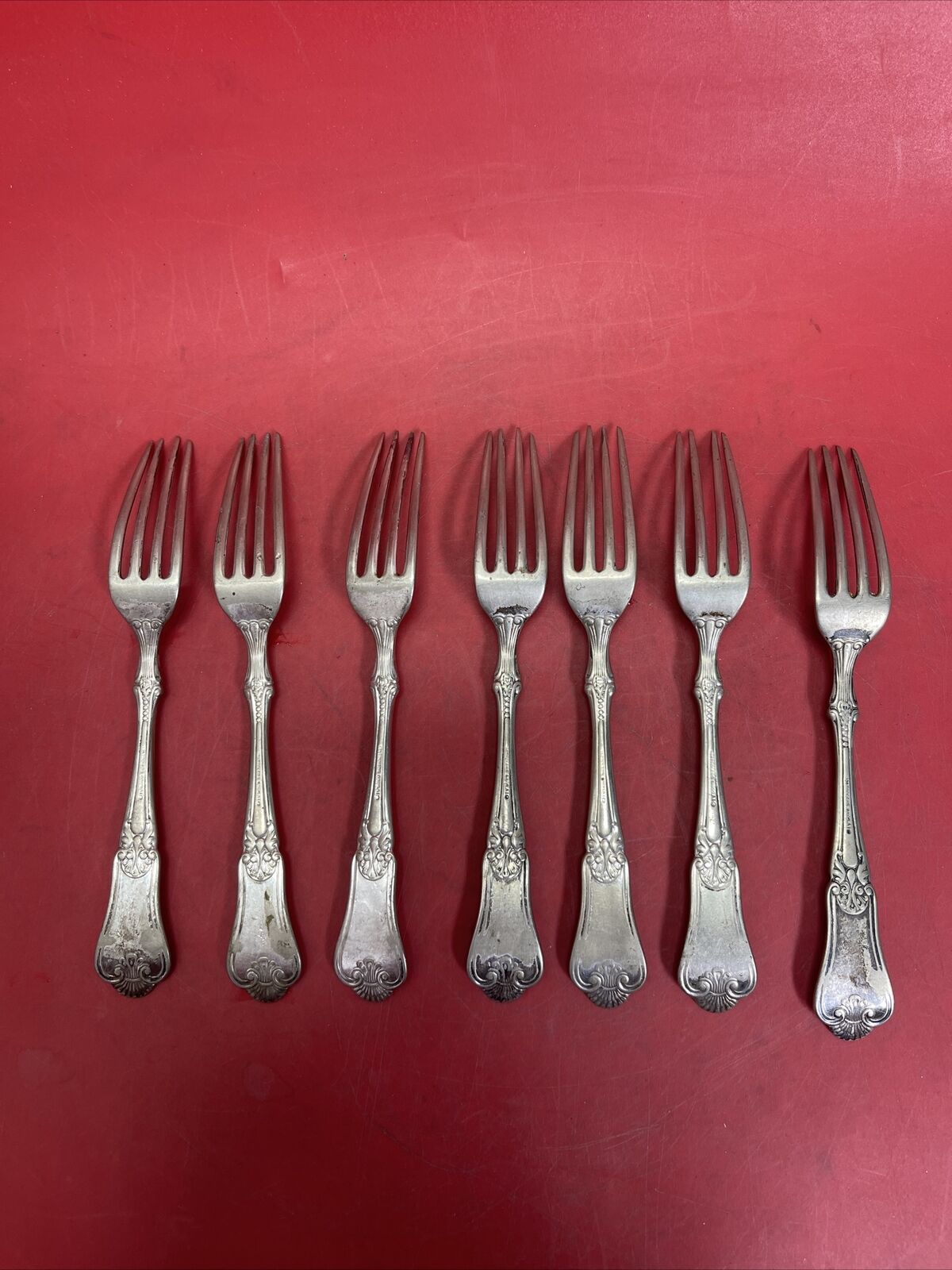 1847 Rogers Bros  Plate 7-5/8” Dinner Forks Lot 7