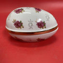 Norleans Eggs Made Japan Lusterware Porcelain Dresser Box Easter Trinket Dish 2