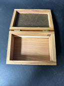 Vintage Wooden Trinket Jewelry Box/ Lot Of 2