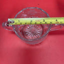 Vintage Crystal Candy Bowl, Sugar Bowl,Syrup Pitcher