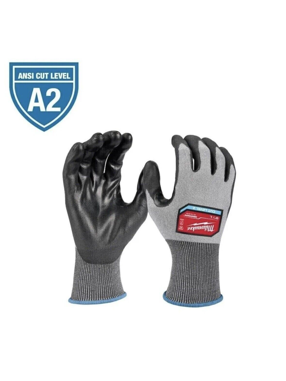 Milwaukee Gloves 9”/L High Dexterity Level 2 48-73-8727, 4 Pair