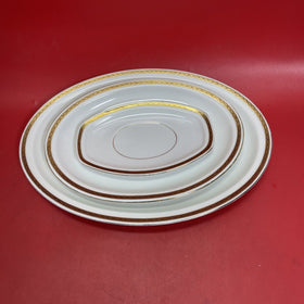 VINTAGE CARLSBAD CHINA SERVING PLATE Kaiserin Maria Theresia Lot 3