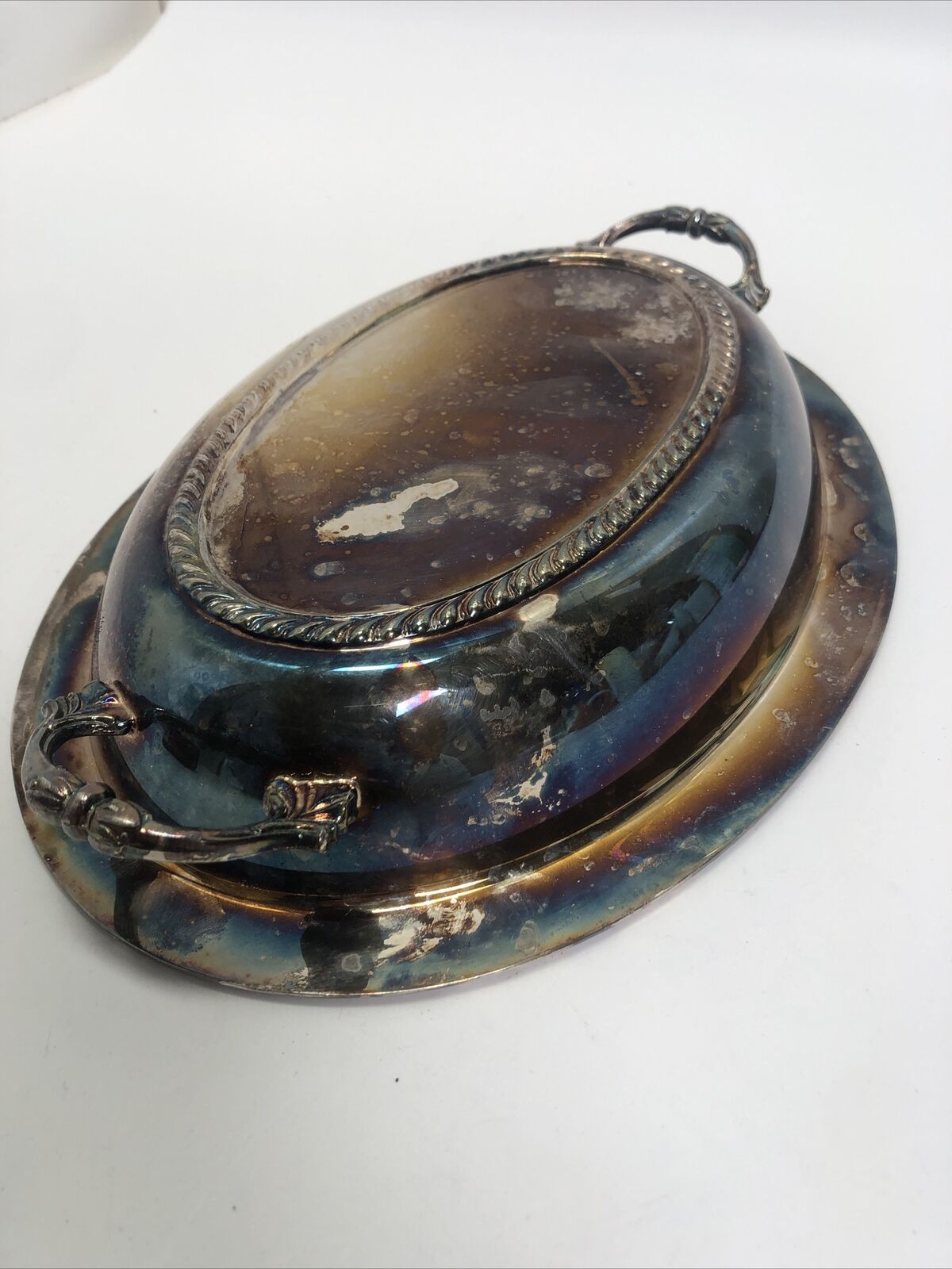 Vintage Silver-plate Serving Dish