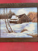 Vintage  Oil On Canvas Signed By Jayne Cowles