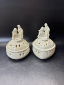 HOLY FAMILY Trinket Holder Nativity Jesus Christmas/ Lot Of 2