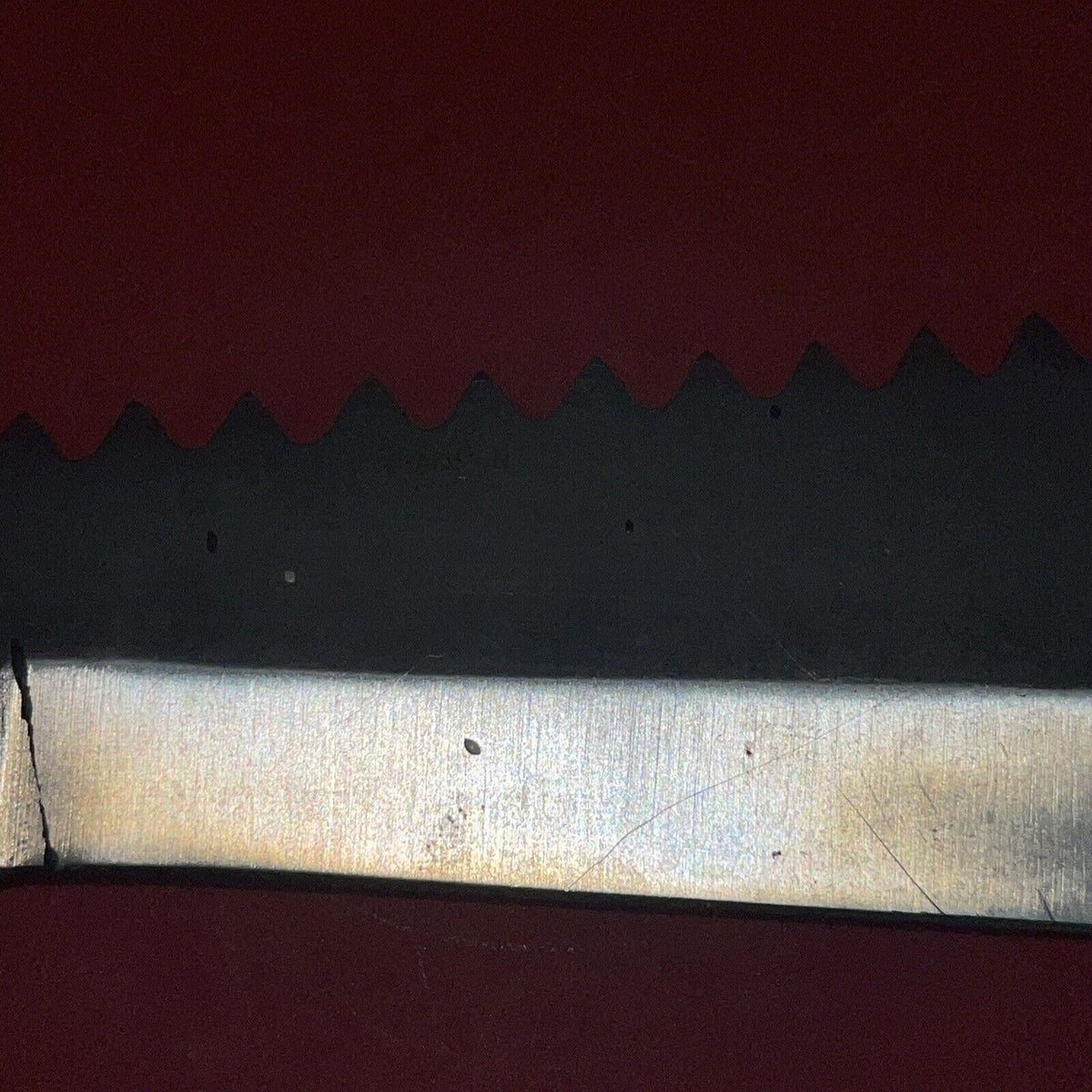 CHIPAWAY CUTLERY saw side Fixed Blade Knife W