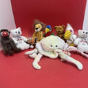 LOT OF 9  VINTAGE BEANIE BABIES COLLECTION