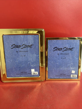 Burnes State Street 8” x 10” Solid Brass