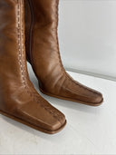 Diba Leather Boot Heels, 7420 Ashton British Tan, Brown Size 8M