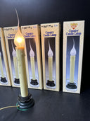 Vintage Christmas Candle Lamps/ Lot Of 5