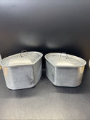 Vintage Wear-Ever Aluminum Triangle Pot With Lid Camping  Kitchen Cookware/Set 2