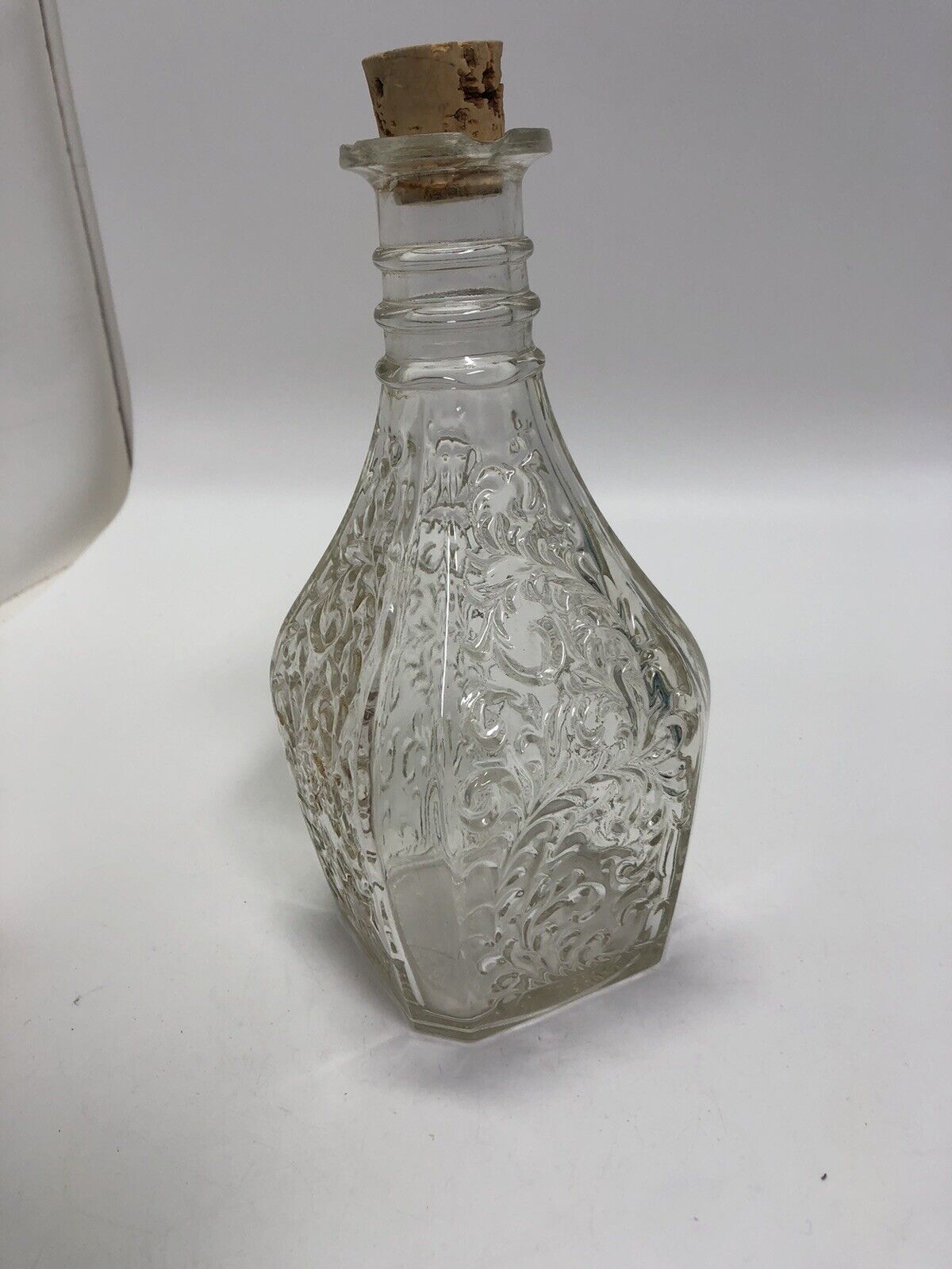 Vintage Glass Liquor Decanter with Stopper