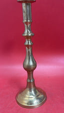 Vintage  Brass Candlestick Holder 12in