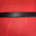 KURT GEIGER LONDON LARGE EAGLE HEAD LEATHER BELT IN BLACK  SIZE XS/S