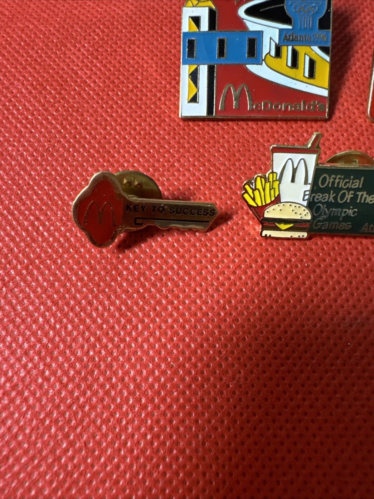 Lot of 5 McDonald's employee Pins