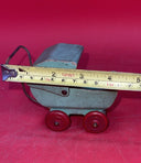 Antique Toy Minature Wood Doll Buggy