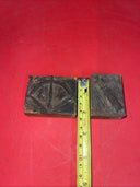 3 Vintage Carved WOODEN BLOCK STAMP for Hand Printing Fabric/Textiles/Wallpaper