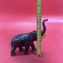 Antique hollow elephant figurine, original paint