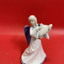 Vintage Seymour Mann Angel Music Box Silent Night & Praying Children