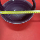 Ceramic basket with handle