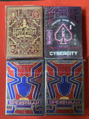 Theory 11 Playing Cards (Harry Potter,Spider-Man) And Bicycle/ Lot Of 4, *4