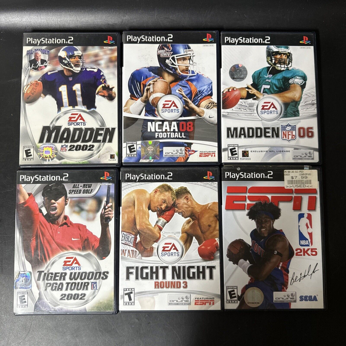 Sport Games PS2 Playstation 2/ Lot Of 6, *19