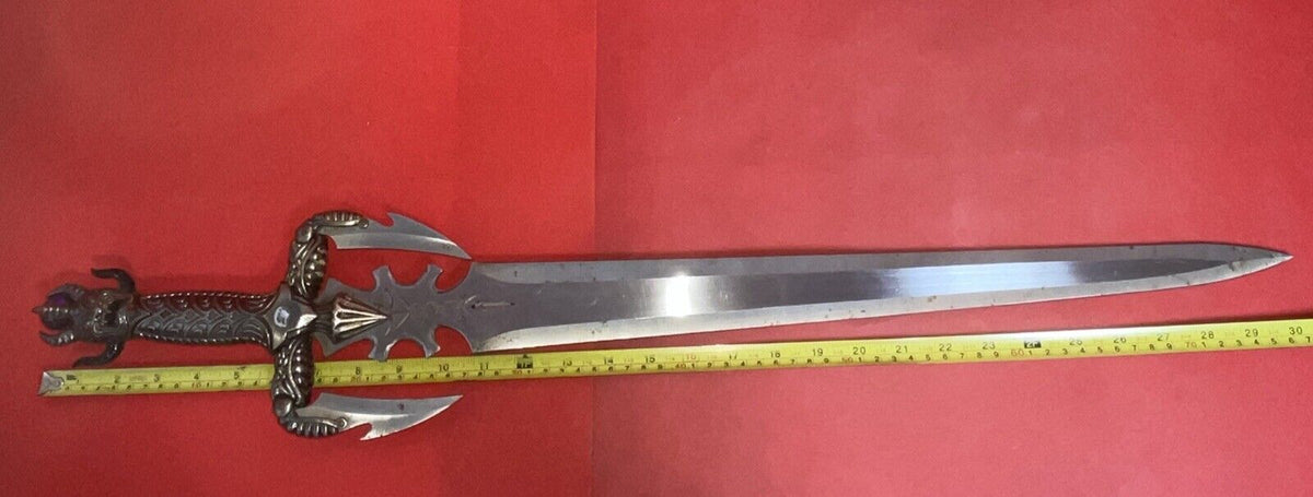 Vintage Sword With a Mythical Creature on the Handle 31”