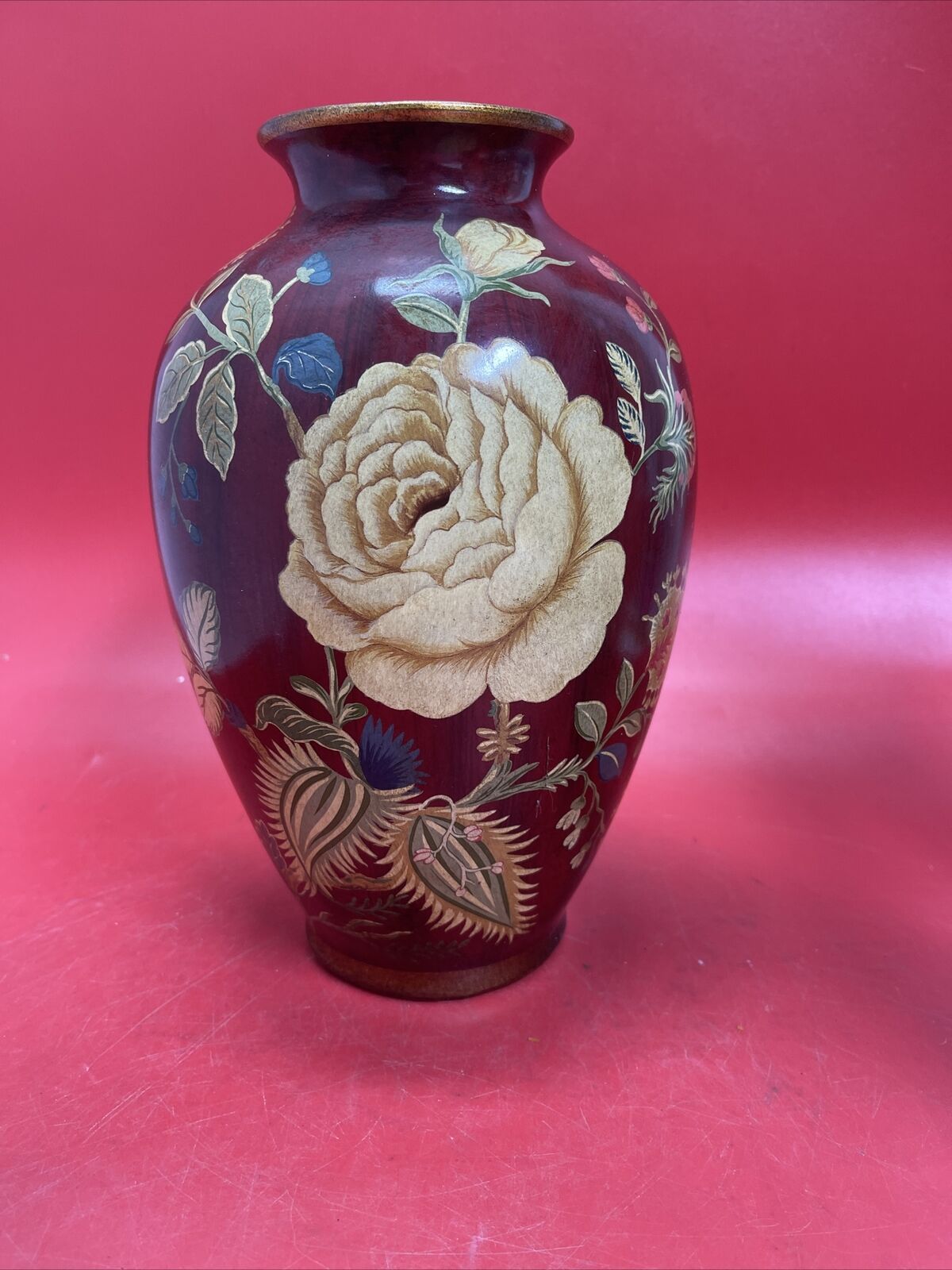 Vintage vase with flowers