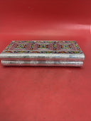 Handmade Flower Embossed Jewelry Box with Mirror Scratch Resistant Interior