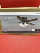 Clarkston II 44 in. LED Indoor Oil Rubbed Bronze Ceiling Fan with Light Kit...