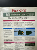 FRANK'S 50 MINIATURE CHRISTMAS LIGHTS/ Lot Of 2