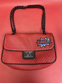 Karl Lagerfeld Agyness Shoulder/crossbody Bag In Crimson Red