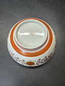 Antique Japanese Kutani Porcelain Bowl Hand Painted 5.5”x2”