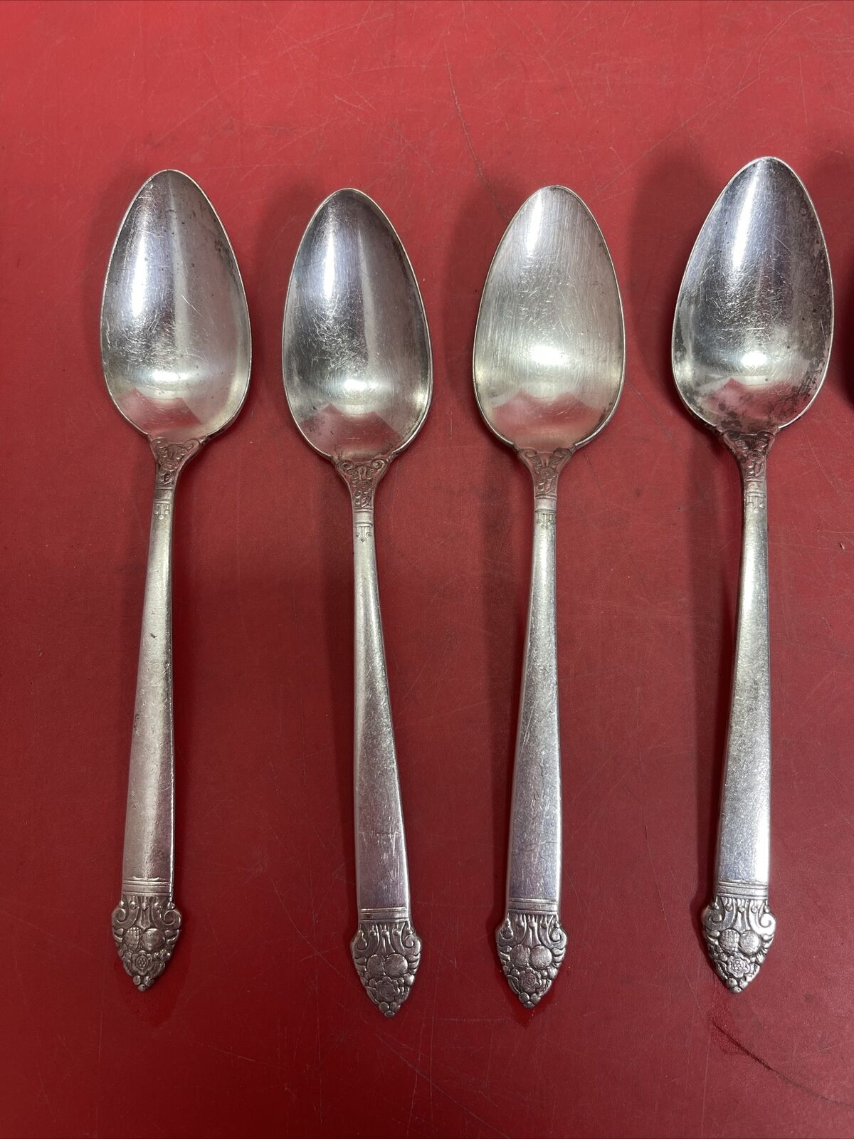 Vintage Community Plate Dessert spoon Lot 8