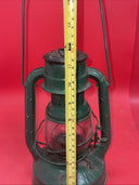 Vintage DIETZ Little Wizzard Vesta New York USA Globe Lantern Dented 12"