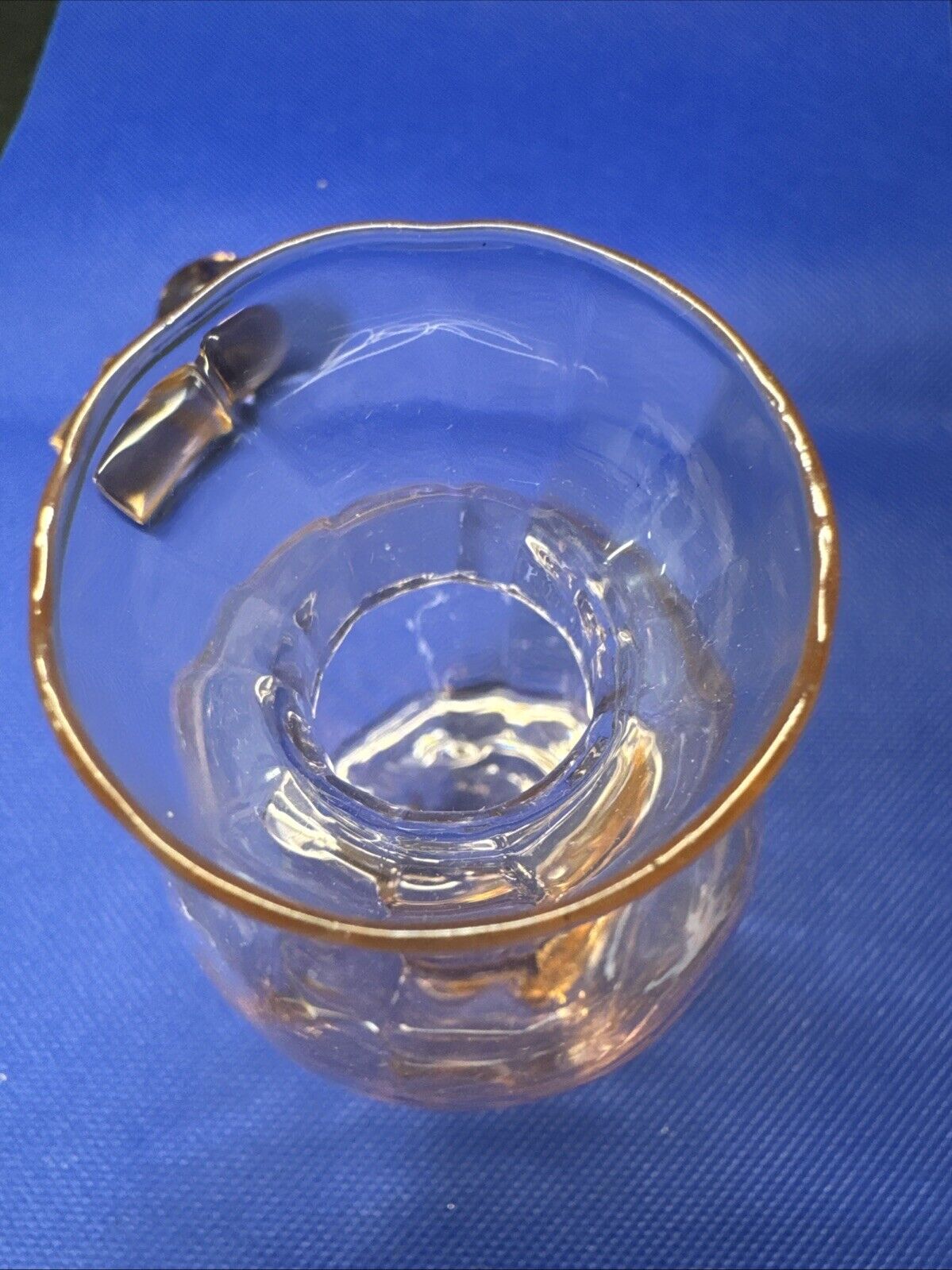 Vintage Glass Perfume Bottle with Stopper