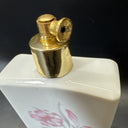 Vintage Perfume Atomizer Bottles Floral Design/ Lot Of 3