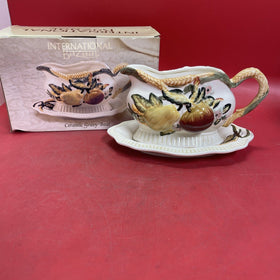 International Bazaar Harvest Gravy Boat 