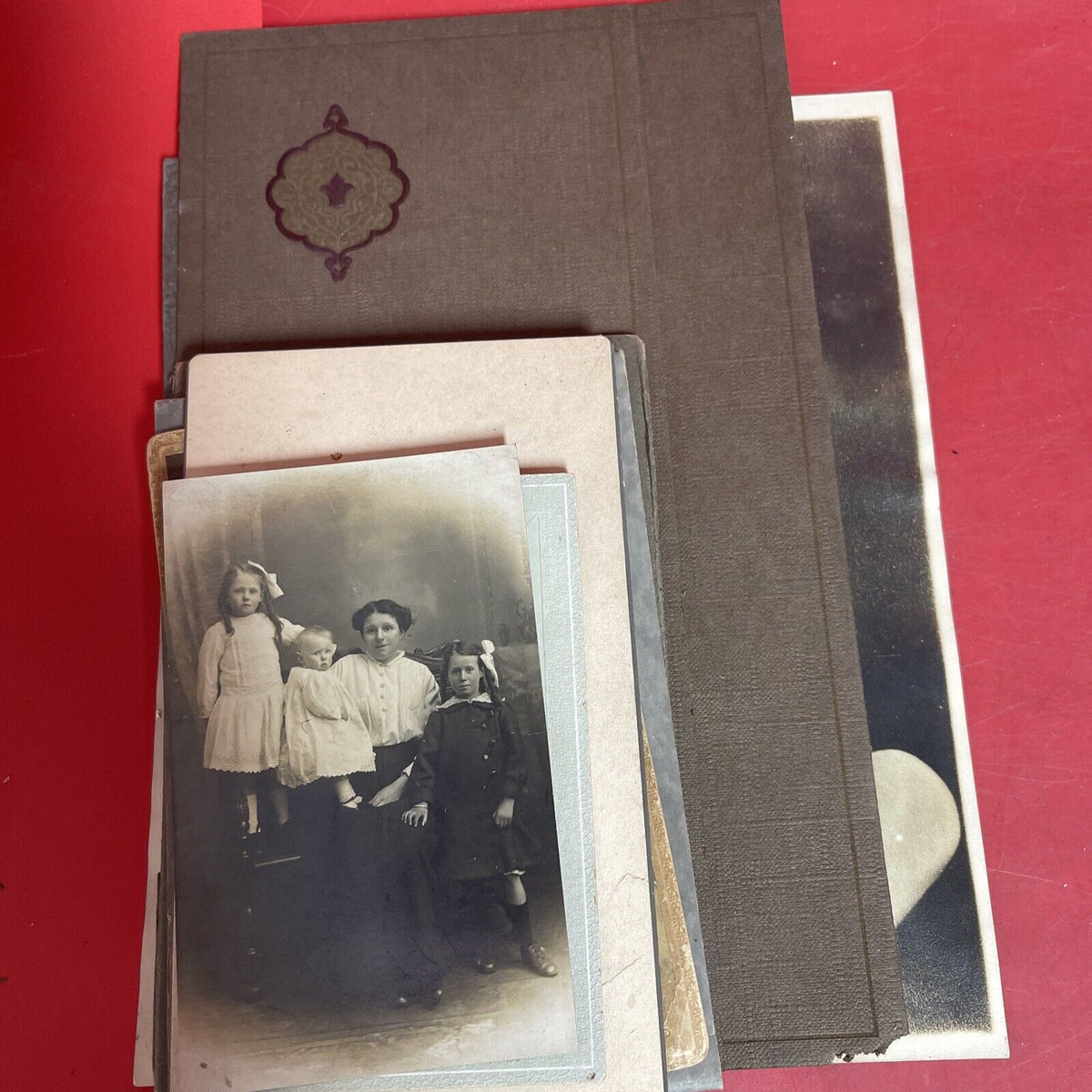 9 Children Photos Antique Victorian