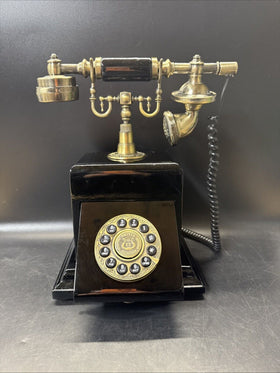 Guangzhou Zhiyin Industries Wood Retro Telephone Brass Push T918-A , 2004