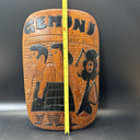 ASTROLOGY ZODIAC GEMINI TWINS CARVED WOODEN STAR SIGN FROM WOOD CARVING