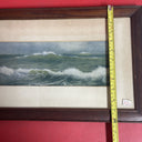 R. Atkinson Fox, Sail Boats Ocean Waves  Framed Print 1908