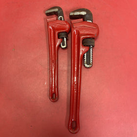 working adjustable pipe wrench 14" 10" Lot 2