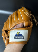 Vintage Trenton Thunder Commerce Bank Baseball Gloves/ Set Of 2: Right And Left