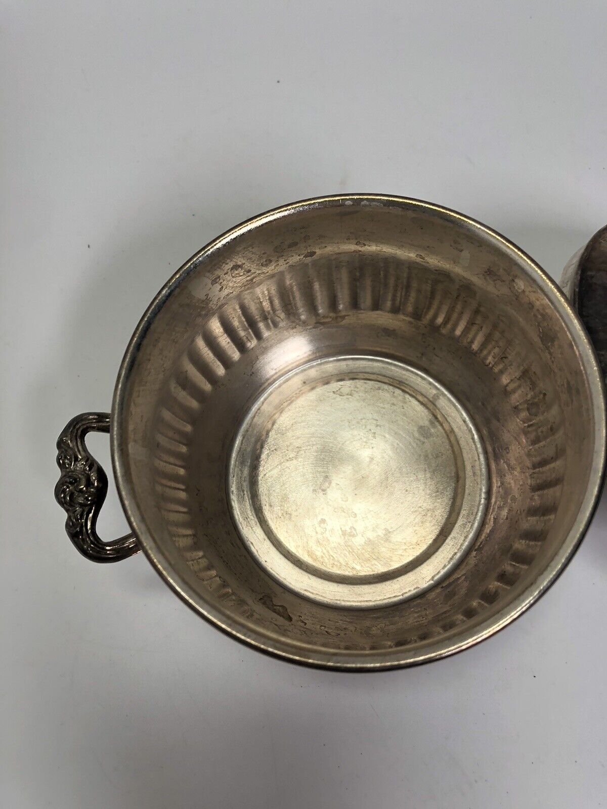 Sheridan silverplate bowl with lid