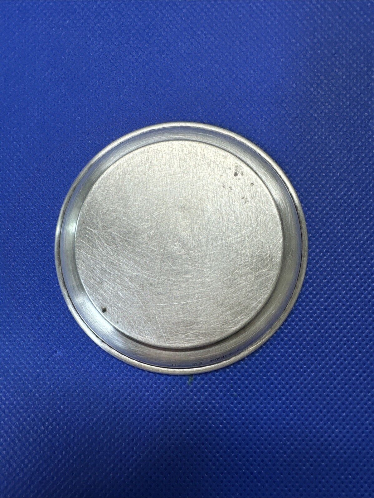 Sterling Silver Personal Ashtray Monogramed  "B”